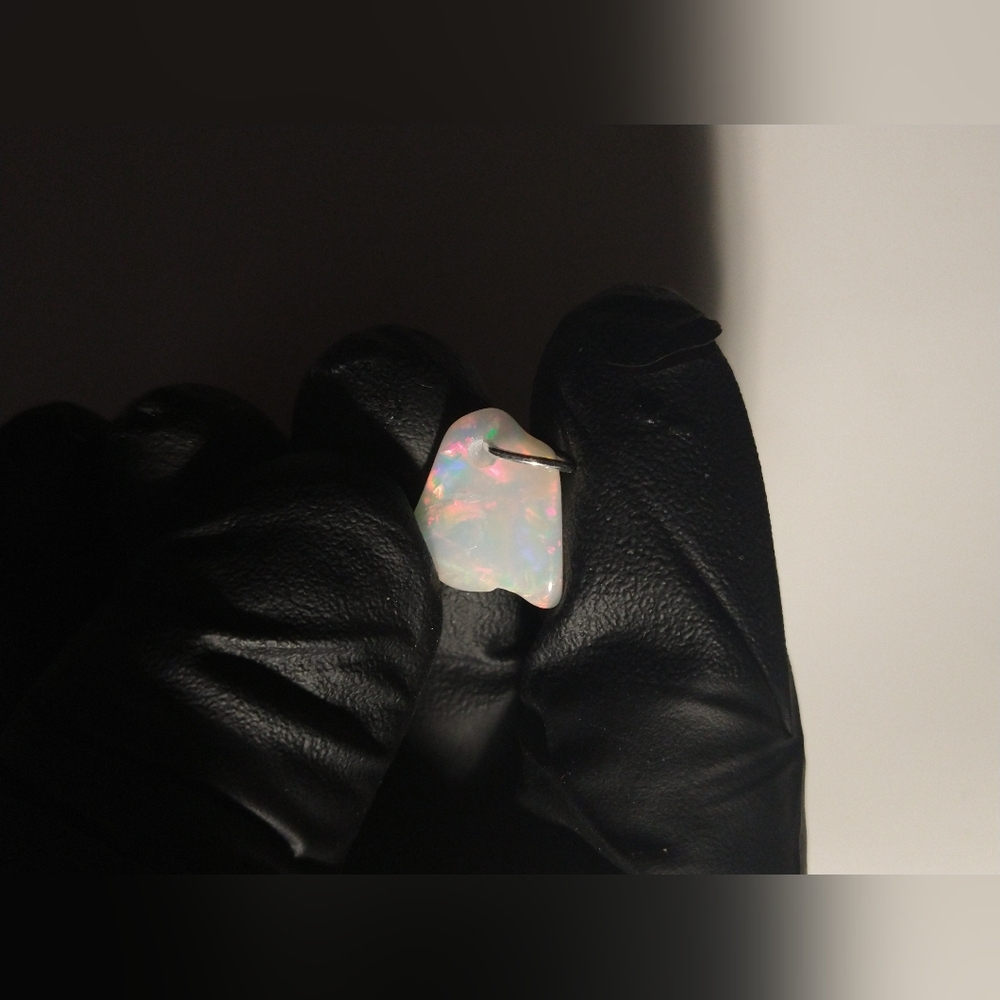 Natural Ethiopian Freeform Opal Pendant